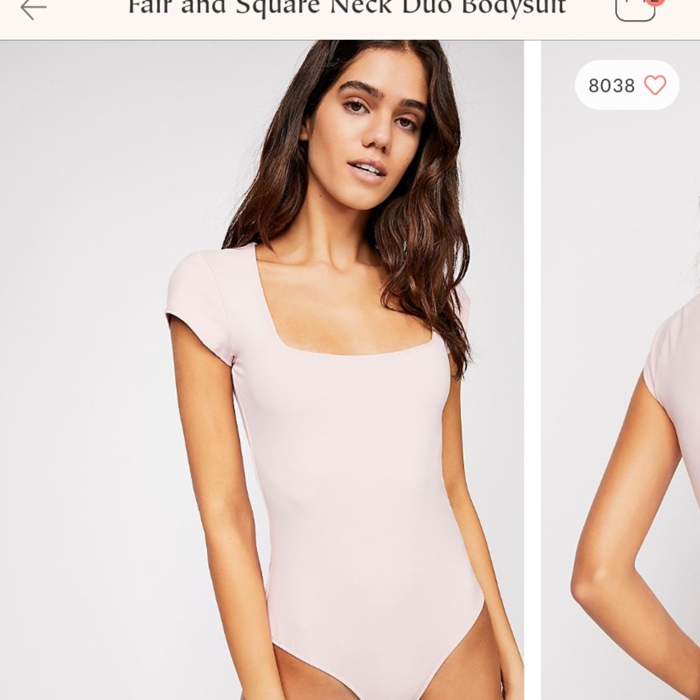 Free people pink bodysuit